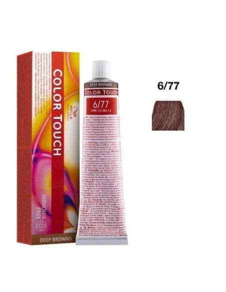 Wella Color Touch 6/77 Biondo Scuro Sabbia Deep Browns 60 ml