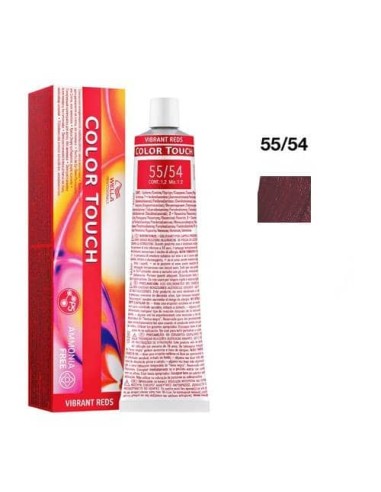 55/54 Castagna Wella Color Touch Vibrant Reds Senza Ammoniaca 60 ml