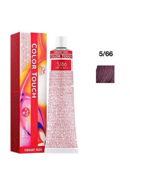 5/66 Beaujolais Intenso Wella Color Touch Vibrant Reds Senza Ammoniaca 60 ml