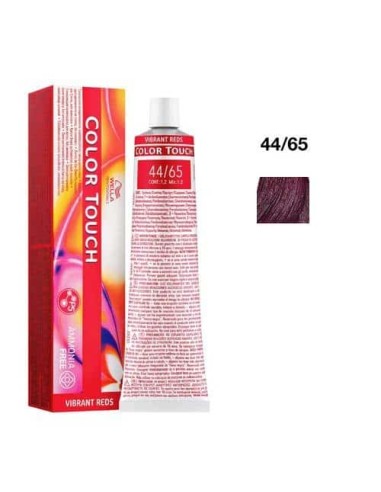 44/65 Castano Medio Intenso Violetto Mogano Wella Color Touch Vibrant Reds Senza Ammoniaca 60 ml