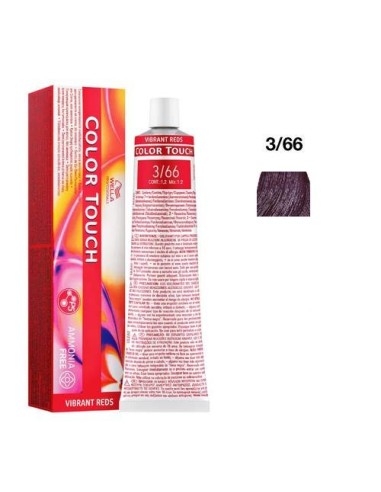 3/66 Beaujolais Scuro Wella Color Touch Vibrant Reds Senza Ammoniaca 60 ml