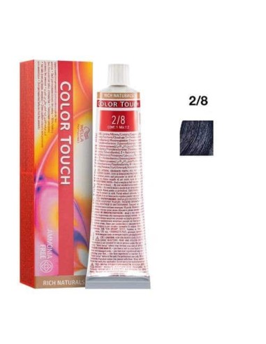 2/8 Nero Blu Wella Color Touch Rich Natural Senza Ammoniaca 60 ml