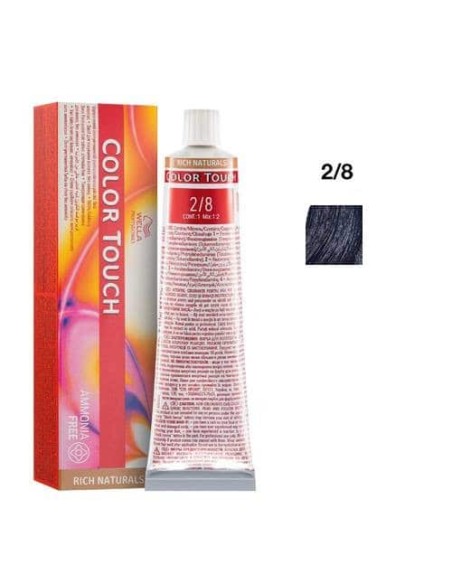 2/8 Nero Blu Wella Color Touch Rich Natural Senza Ammoniaca 60 ml