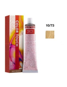 10/73 Biondo Platino Sabbia Dorato Wella Color Touch Deep Browns Senza Ammoniaca 60 ml