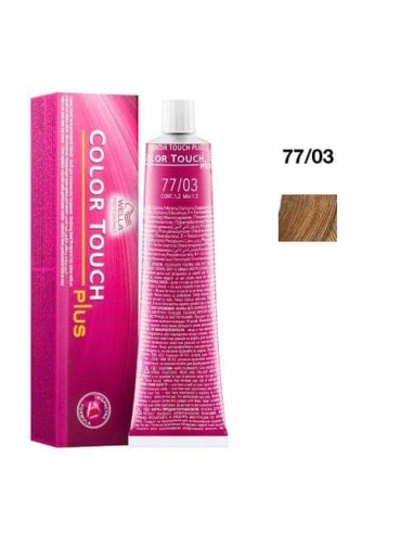 Wella Color Touch Plus 77/03 Biondo Medio Intenso Naturale Dorato 60 ml