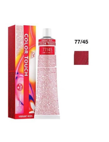 Wella Color Touch 77/45 Biondo Medio Intenso Rame Mogano 60 ml