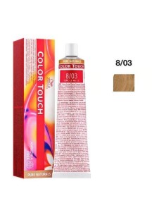 Wella Color Touch 8/03 Biondo Chiaro Intenso Naturale Dorato 60 ml