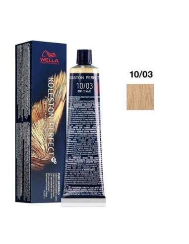 L'Oréal Professionnel 10/03 Biondo Platino Naturale Doratowella Koleston Perfect Me+ Pure Naturals 60 ml