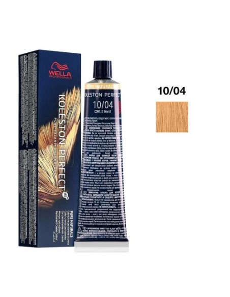 10/04Biondo Platino naturale ramato wella koleston perfect me+ pure naturals 60 ml