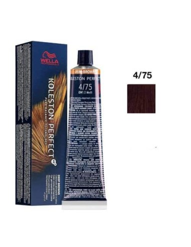 4/75 Castano Medio Sabbia Mogano Wella Koleston Perfect Me + Deep Browns 60 ml