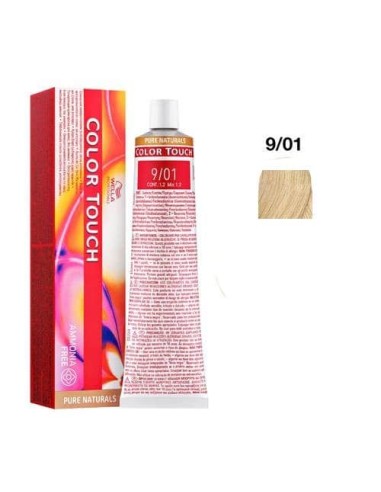 Wella Color Touch 9/01 Biondo Chiarissimo Naturale Cenere 60 ml