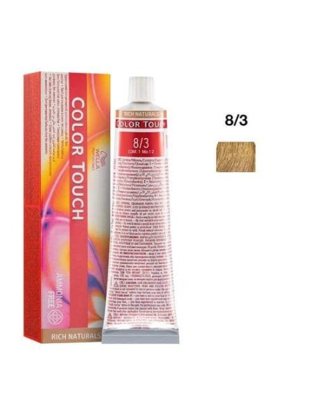 Wella Color Touch 8/3 Biondo Chiaro Dorato Rich Naturals 60 ml