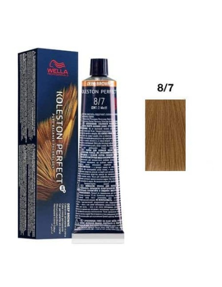 Wella Koleston Perfect Me+ 8/7 Biondo Chiaro Sabbia Deep Browns 60 ml