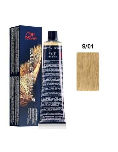Wella Koleston Perfect Me+ 9/01 Biondo Chiarissimo Naturale Cenere Pure Naturals 60 ml