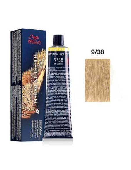 Wella Koleston Perfect Me+ 9/38 Biondo Chiarissimo Dorato Perla 60 ml