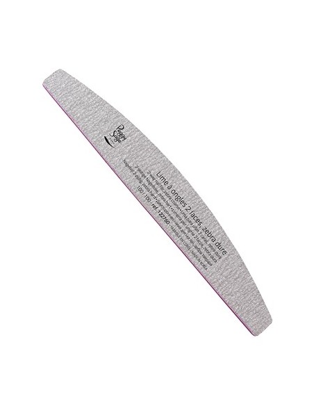 Peggy Sage Lima singola per unghie doppia faccia lavabile mezzaluna zebra 100/100