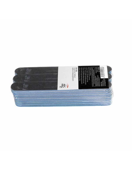 Peggy Sage Lima per unghie lavabile doppia faccia nera 180/180 30 pz