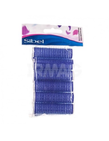 Sibel Bigodino velcro X12 blu 15 mm