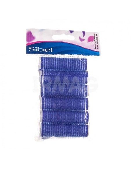 Sibel Bigodino velcro X12 blu 15 mm
