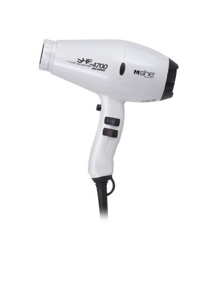 She 4700 Phon asciugacapelli ionico super leggero 1800-200 W