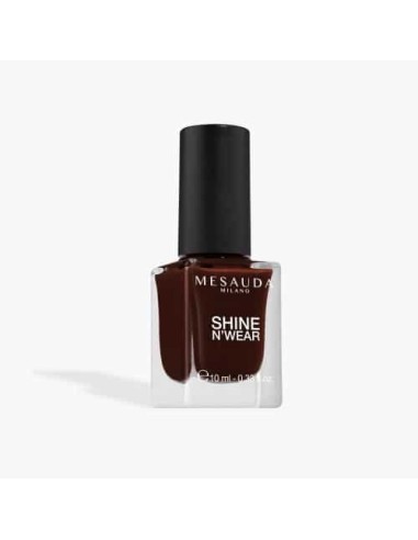 Mesauda Shine N’wear Smalto 201 rouge noir 10 ml