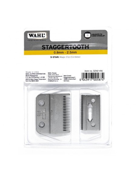 Wahl Lama testina di ricambio staggertooth per magic clip cordless