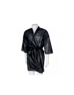 Kimono nero monouso in TNT conf 10 pz