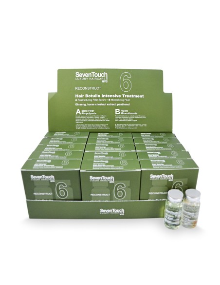Seven Touch Trattamento siero filler rimpolpante + fluido mineralizzante n.6 2 fiale da 12 ml cad. expo 15 pz