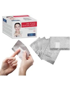 Xanitalia Pro Gel polish removal wraps fogli rimozione smalto semipermanente 100 pz