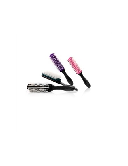Labor Spazzola tipo denman 7 file con cuscino in silicone c657