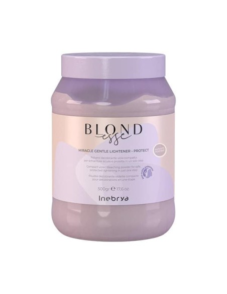 Inebrya Blondesse Miracle Gentle Lightener protect polvere decolorante viola compatta 500 g