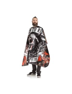 Xanitalia Pro The Barber Mantella da taglio 6 bottoni rider 140 x 160 cm