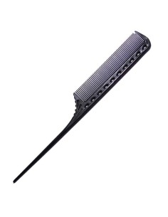 Y.S. Park Pettine a coda di plastica YS-101 carbon black 216 mm