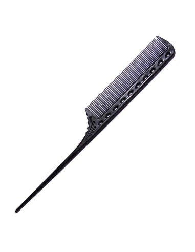 Y.S. Park Pettine a coda di plastica YS-101 carbon black 216 mm