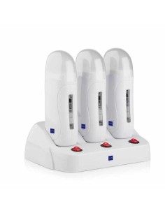 Labor Pro Trioroller Set professionale tre manipoli scaldacera con base