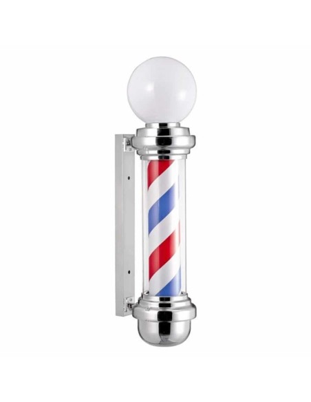 Morocutti Barber Pole Insegna Luminosa barbiere rotante vintage con sfera