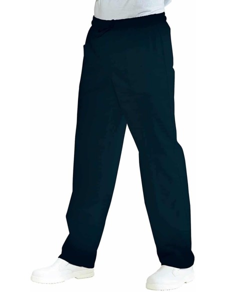 Isacco Pantalone con Elastico nero 65% poliestere 35% cotone, 125 g/m² TG s
