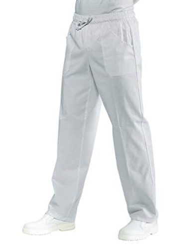 Isacco Pantalone con Elastico bianco TG s 100% cotone