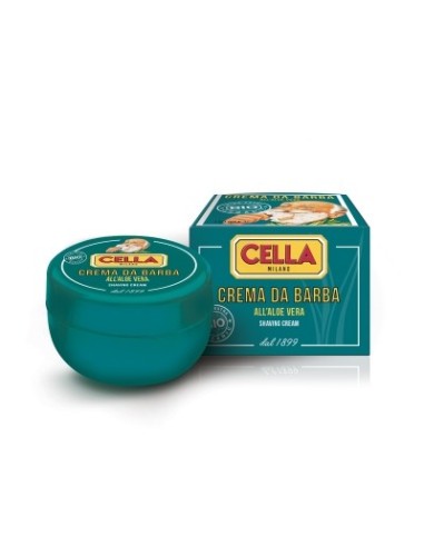 Cella Milano Crema da barba aloe vera bio 150 ml