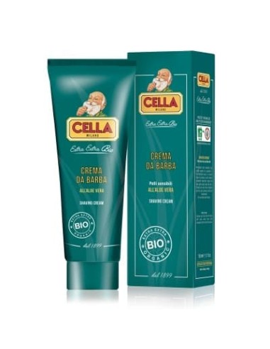 Cella Crema da barba all'aloe vera bio 150 ml
