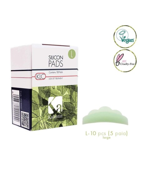 Kalentin Pads Vegani in Silicone verde 5 paia - large LASH0039