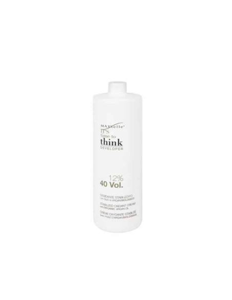 Maxxelle Think Developer Emulsione ossidante in crema con olio di argan 40 vol. 1000 ml
