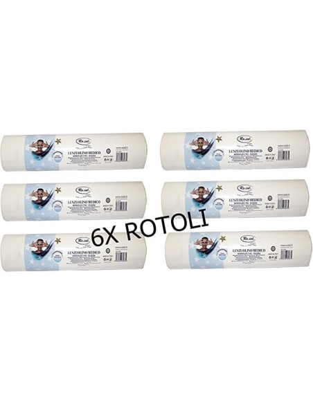Ro.ial Rotolo Lenzuolino Medico per lettino H60 6 pz