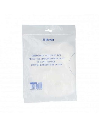 Sibel Guanti monouso per parrucchieri large 50 pz