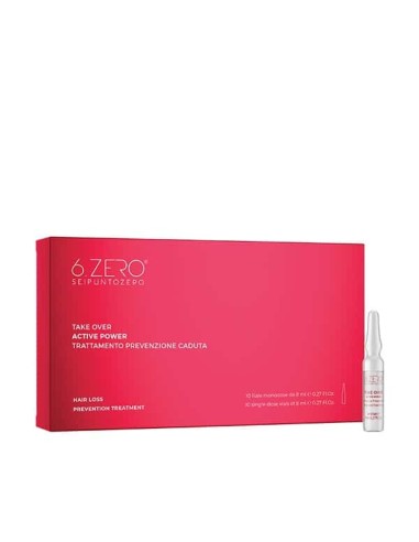 6.ZERO Take Over Active Power trattamento prevenzione caduta in fiale 10x8 ml