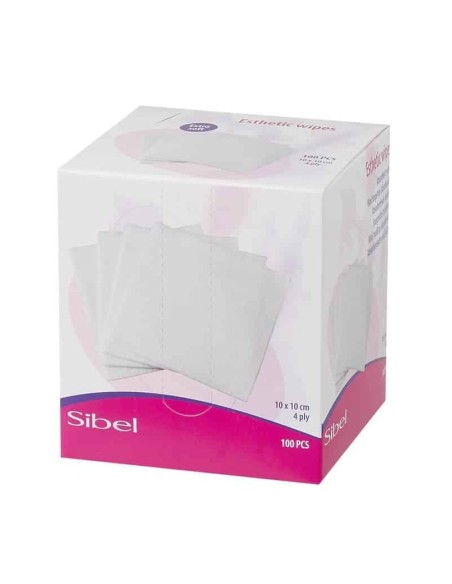 Sibel Salviette in Spunlace Assorbenti esthetic wipes 10 x 10 100 pz