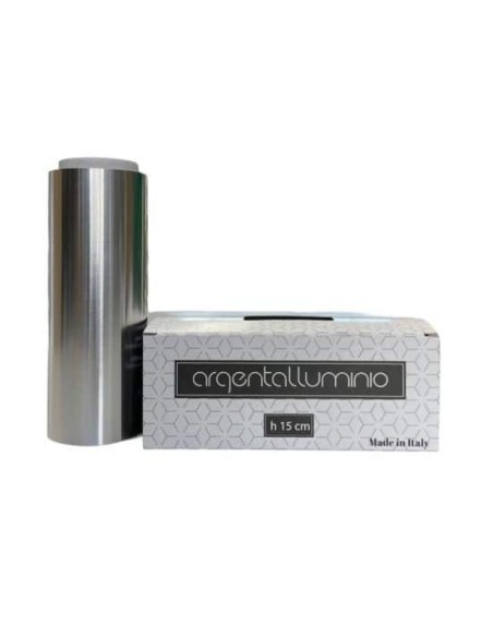 Argentalluminio Stagnola in Rotolo H 15 cm professionale in scatola