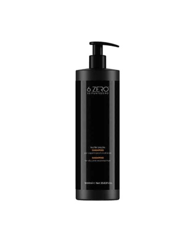 6.ZERO Nutri Salon Shampoo per capelli secchi e sfibrati 1000 ml