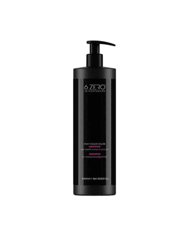 6.ZERO Post color salon shampoo per capelli trattati e colorati 1000 ml