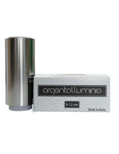 Argentalluminio Stagnola in Rotolo H 12 cm professionale in scatola